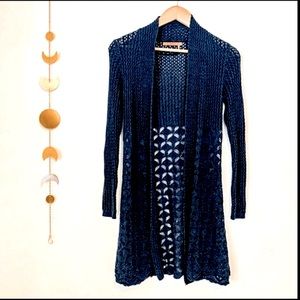 3 for $25 | Navy Long Fitted Sweater